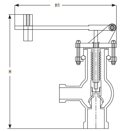 Weight Operated Pressure Relief Valve Weight Operated Pressure Relief Valve